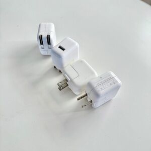 Apple genuine USB Wall Charger Adapter 12watt lot of 4